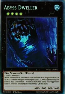 ABYSS DWELLER HOLO YuGiOh YU GI OH Custom Anime Collectible Card - Picture 1 of 2