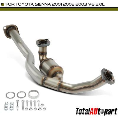 Catalytic Converter for Toyota Sienna 2001 2002 2003 V6 3.0L To 01/2003 Center - Image 1 of 4