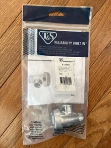 T&S Brass B-0968 Vacuum Breaker, 3/8” NPT Inlet &outlet, Polished Chrome - Picture 1 of 5