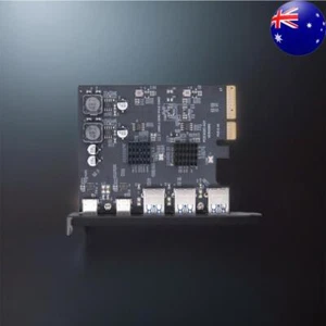PCIE USB Expansion Card ASM3142 + VL822 Chip 5-Port USB Converter for Desktop PC - Afbeelding 1 van 18