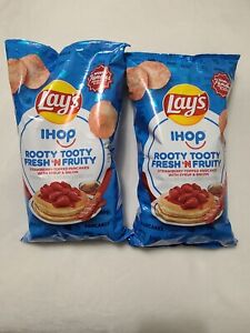 Lays IHOP Rooty Tooty Fresh N Fruity Chips 2 Bags 7.75 oz