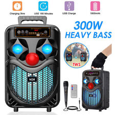 Tragbarer Bluetooth Lautsprecher Stereo Bass Subwoofer TWS Musicbox USB FM Party