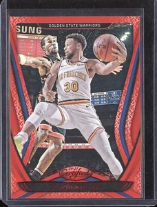 Stephen Curry 2020-21 Panini Certified 97 Red White Blue JEF