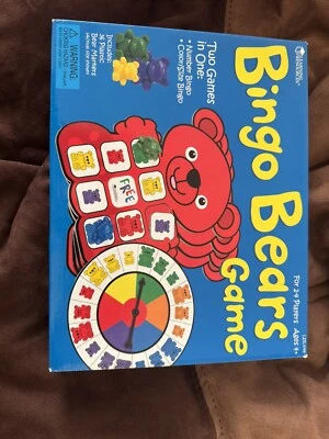 Learning Resources BINGO BEARS Number Bingo & Color/Size Bingo 2-4 Players - Image 1 of 3