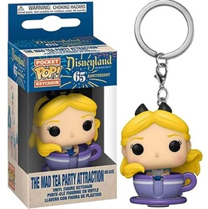 Funko Pocket Pop Disney 65 Alice in Teetasse Mad Tea Party Attraction Schlüsselanhänger - Bild 1 von 3