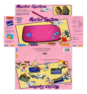 Master System Girl SET - BOX - Photoshop Art to Print - Image 1 of 4