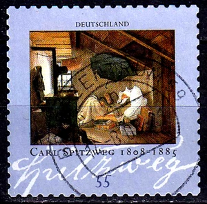 2648 sellado perfecto sello completo Alemania año 2008 Carl Spitzweg /103 - Imagen 1 de 1