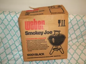 Vtg New In Box 1986 Weber Smokey Joe Model 10001 BBQ Kettle Camping Picnic Grill - Picture 1 of 12