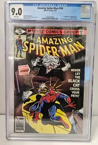 CGC 9.0 Amazing Spider-Man #194 (1979) 1a apparizione gatto nero (Felicia Hardy) - Foto 1 di 4