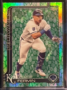 2025 Topps Series 1 Freddie Fermin Easter Egg Holiday Green Foil - Picture 1 of 2