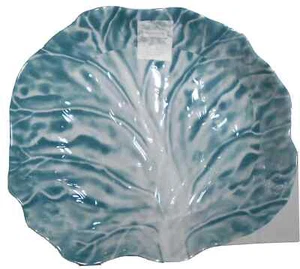 Shabby Chic Melamine Cabbage 14" X 11" Serving Bowl New - Picture 1 of 2