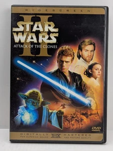 Star Wars II Attack Of The Clones DVD Reg 1 NTSC PreOwned Ewan McGregor - Picture 1 of 9