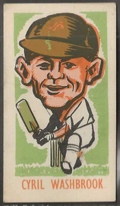 KIDDYS FAVORITEN - BELIEBTE CRICKETSPIELER 1948 - #16 - LANCASHIRE - WASHBROOK  - Bild 1 von 2