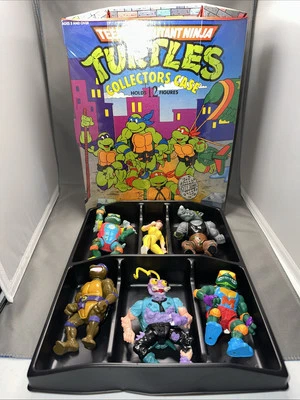 Estuche de Transporte de Coleccionista de Colección con Bandejas Tortugas Ninja Adolescentes Mutantes con 11 Figuras Foto 1 de 4