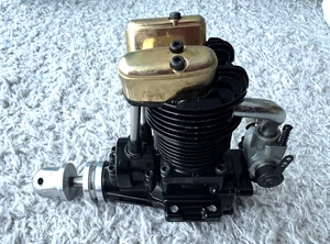 SAITO FA-65 GK 10.6cc Hemi Head 4 stroke glow engine with muffler for airplane - Picture 1 of 10