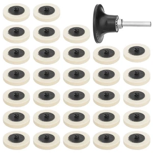 1/4 Inch (6mm) Shank Sanding Wheels Holder 2 Inch Disc Polishing Buffing Pads - Picture 1 of 13