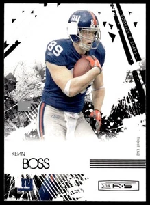 2009 Donruss Rookies & Stars Kevin Boss #66 New York Giants - Picture 1 of 2