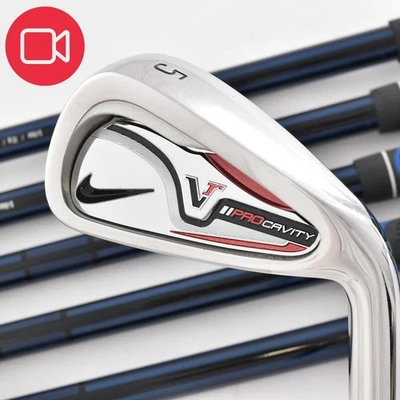 MINT Nike VR II Pro Cavity Victory Red Irons Set 5-6-7-8-9-P PW S RH Golf Clubs - Image 1 of 4