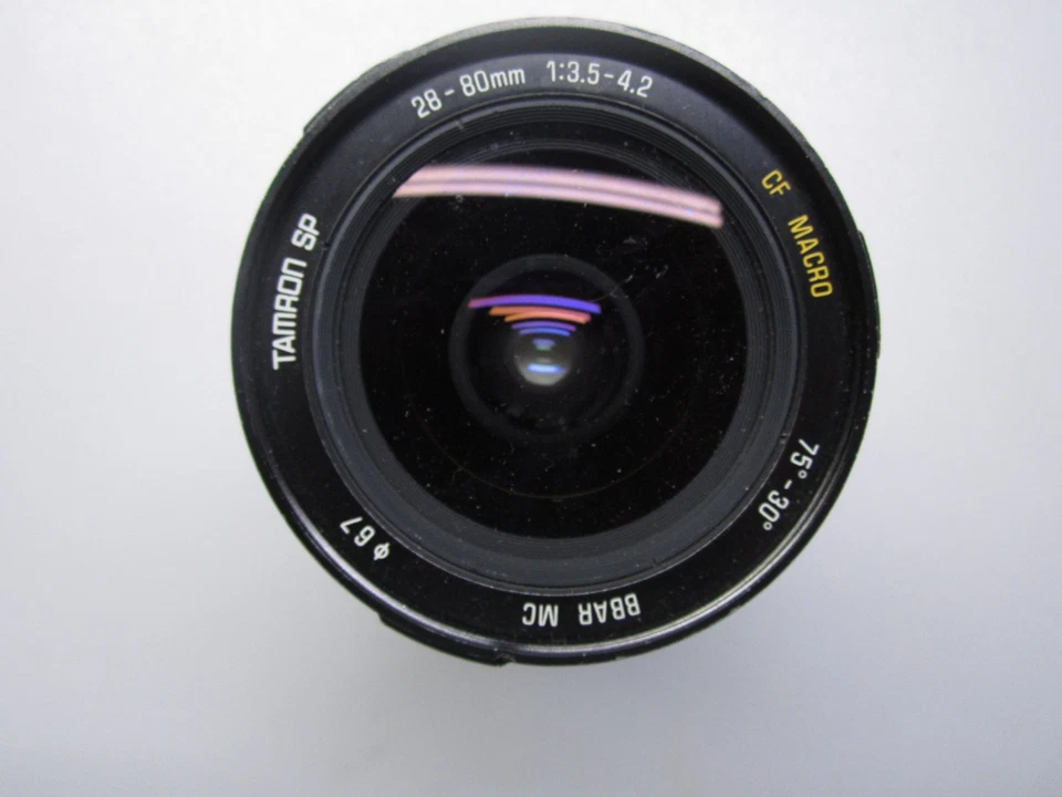 Lente zoom Tamron SP 28-80 mm F3,5-4,2 modelo 27A BBAR CF macro - montura Nikon F Foto 1 de 3