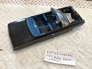 AMT 1/25 VINTAGE 1962 IMPALA CONVERTIBLE BODY, INT TUB GLASS USED LATER ISSUE - Picture 1 of 5