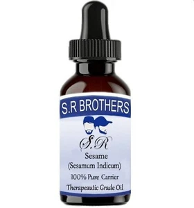 S.R Brothers Sesame 100% Pure & Natural Sesamum Indicum Carrier Oil IU697 - Picture 1 of 32