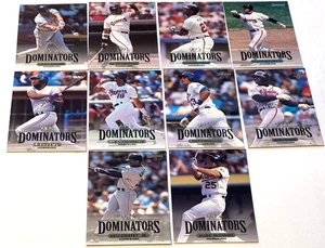 1993 Donruss Baseball 90er Dominators 10 Karten Homeruns Set, Anleihen, Conseco, Griffey - Bild 1 von 2
