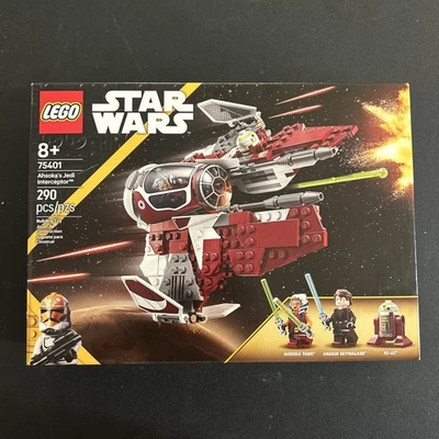 LEGO Star Wars: The Clone Wars Ahsoka's Jedi Interceptor Spaceship Set 75401 New - Image 1 of 4