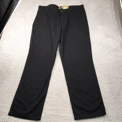 Carhartt Rugged Flex Rigby Dungaree Pants Mens 42x34 Relaxed Black Stretch NEW - Image 1 of 4