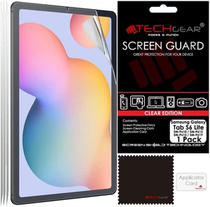 TECHGEAR Galaxy Tab S6 Lite 10.4" Screen Protectors (SM-P610 / P613 / P615 / P6 - Picture 1 of 12