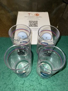 Lot of (4) 1980s Mobil NFL New York Giants Drinking Glasses - Picture 1 of 4