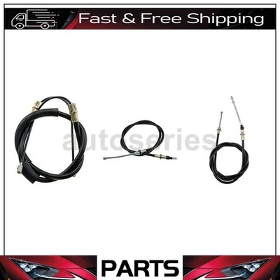 Cable de freno de estacionamiento delantero trasero izquierdo trasero derecho para Ford Bronco II 1987-1988 3 piezas Foto 1 de 4