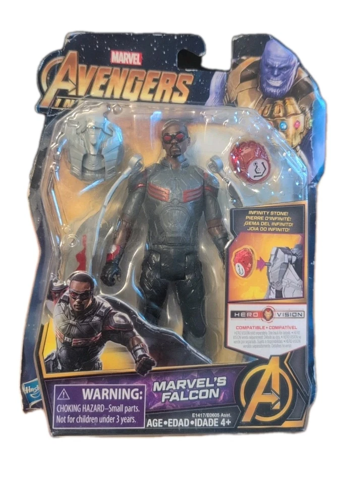 Figura de acción Marvel Avengers (Marvel's Falcon) Infinity War NUEVA caja dañada Foto 1 de 4