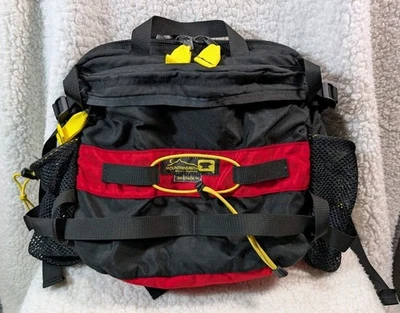 Mountainsmith DAY Lumbar Pack Red Black Waist Fanny Bag Hiking Camping Vintage  - Image 1 of 4