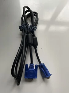 Cable de monitor VGA HongLin - AWM 20276 30 V 15 pines macho a macho E239426 5 pies - Imagen 1 de 3