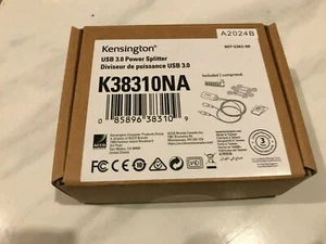 NEW Sealed Kensington K38310NA 60W USB 3.0 Power Splitter A1846a - Picture 1 of 1