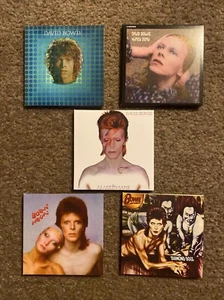David Bowie 5 CD Set Album Sleeve Editions (2015 Remasters) - Picture 1 of 8