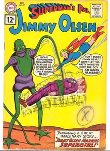 Jimmy Olsen #57 1961 DC Silver-Age fumetto F (6.0) - Foto 1 di 12