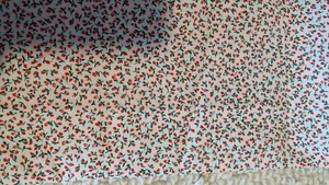 Vtg Concord Fabric Calico Print - 1  1/8 Yds X 44" - Picture 1 of 2