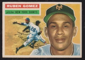 Topps Baseball 1956 #9 Ruben Gomez gris trasero casi nuevo *** envío gratuito *** - Imagen 1 de 1