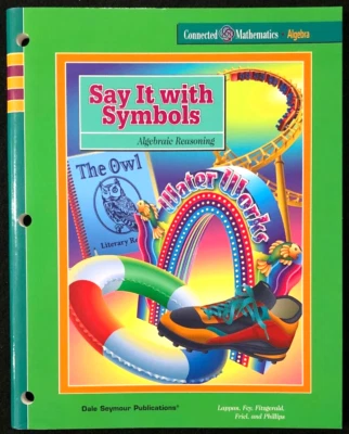 8th Grade - Connected Math - SAY IT WITH SYMBOLS - Student Workbook - Image 1 of 4