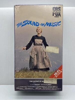 The Sound Of Music CBS Fox Original Vintage 1986 VHS Rare Factory Sealed NIB - Image 1 of 4