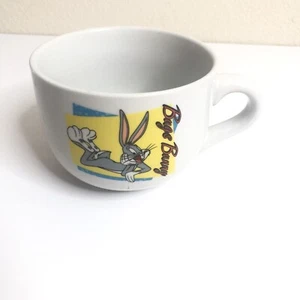 Bugs Bunny Coffee Cup Vintage Mug White Warner Bros Studio 1998 Looney Tunes - Picture 1 of 9