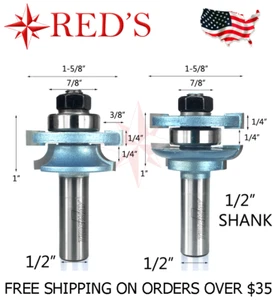 Tideway Carbide IND LC17150608 Bead Rail and Stile 1/2" shank router bit - Picture 1 of 1