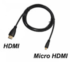 Câble HDMI vers micro HDMI, adaptateur, 4K, 1080P, console, tablette, ordinateur portable