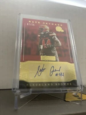 2016 Panini Donruss Signature Series Nate Orchard #11 Auto /15 - Image 1 of 3