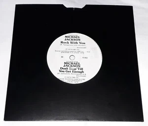 MICHAEL JACKSON - 7" SINGLE - ROCK WITH YOU / DON'T STOP - RARE AUSSIE - Picture 1 of 5