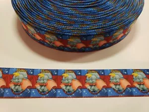 5 Yards 1" Dumbo Grosgrain Ribbon Hair Bow Supplies. - Picture 1 of 1