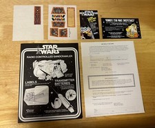 1979 Kenner Star Wars Radio Controlled Sandcrawler Instructions, Stickers, etc.