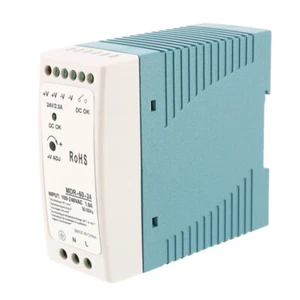 MDR-60 24V 60W Din Rail Fuente de alimentación ac-dc controlador regulador de voltaje fuente de alimentación F4 - Imagen 1 de 8