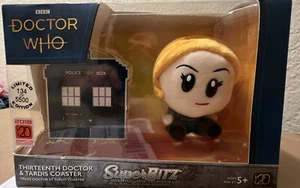 BBC Super Blitz Doctor Who 13th Doctor Plush And Tardis Coaster #134 Of 5500 - Picture 1 of 3